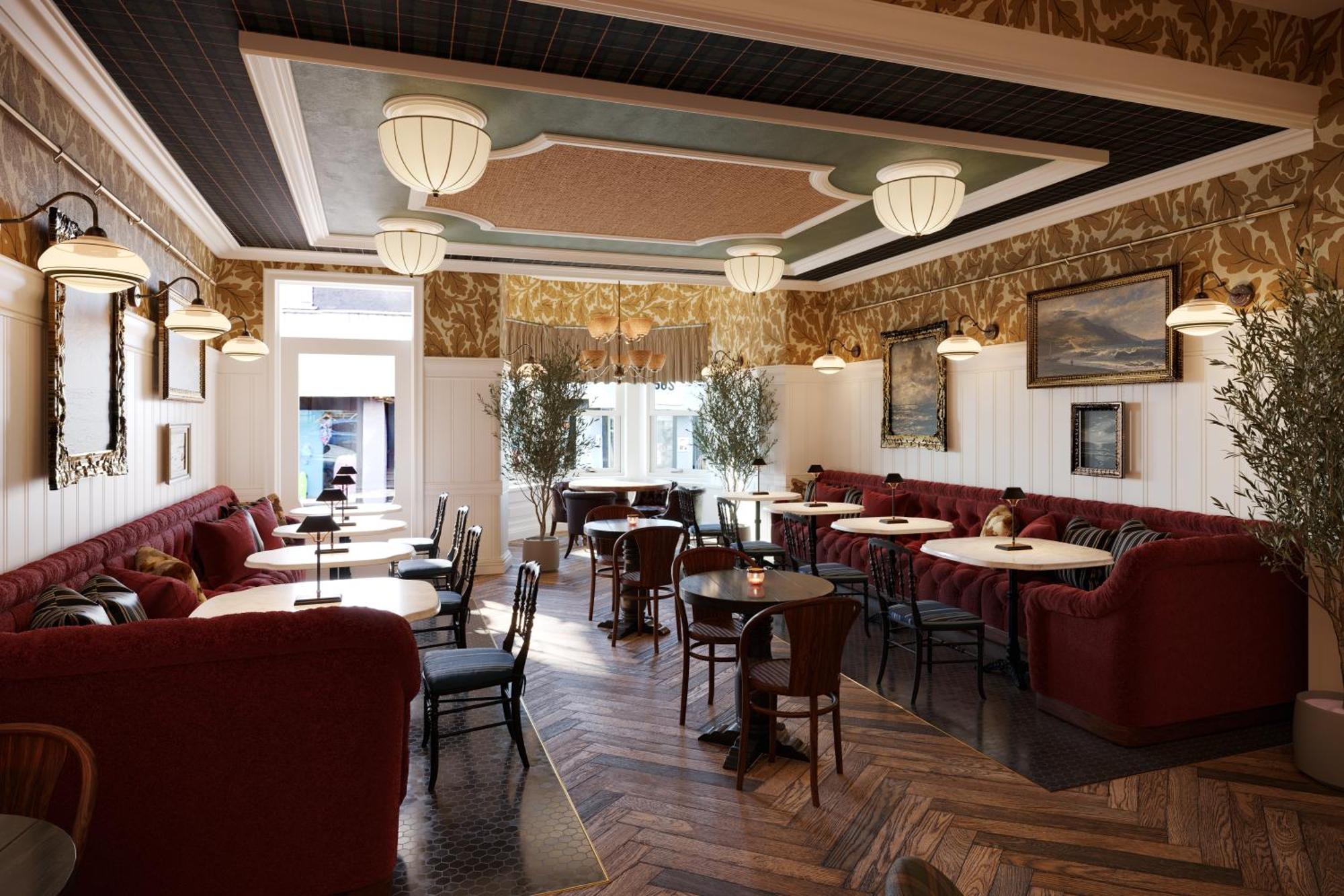 Отель Portrush Adelphi Экстерьер фото Interior of the restaurant