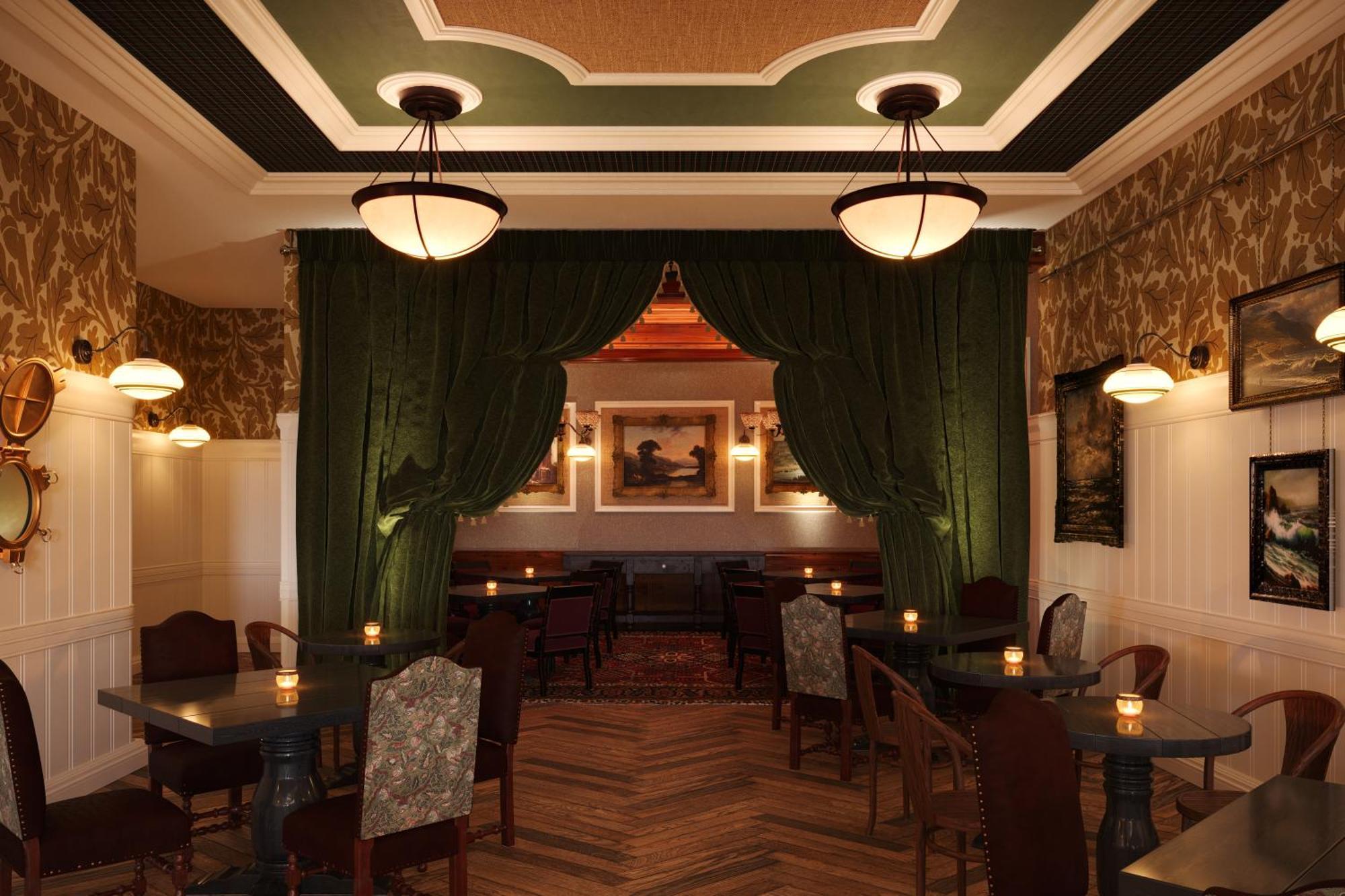 Отель Portrush Adelphi Экстерьер фото The interior of the restaurant