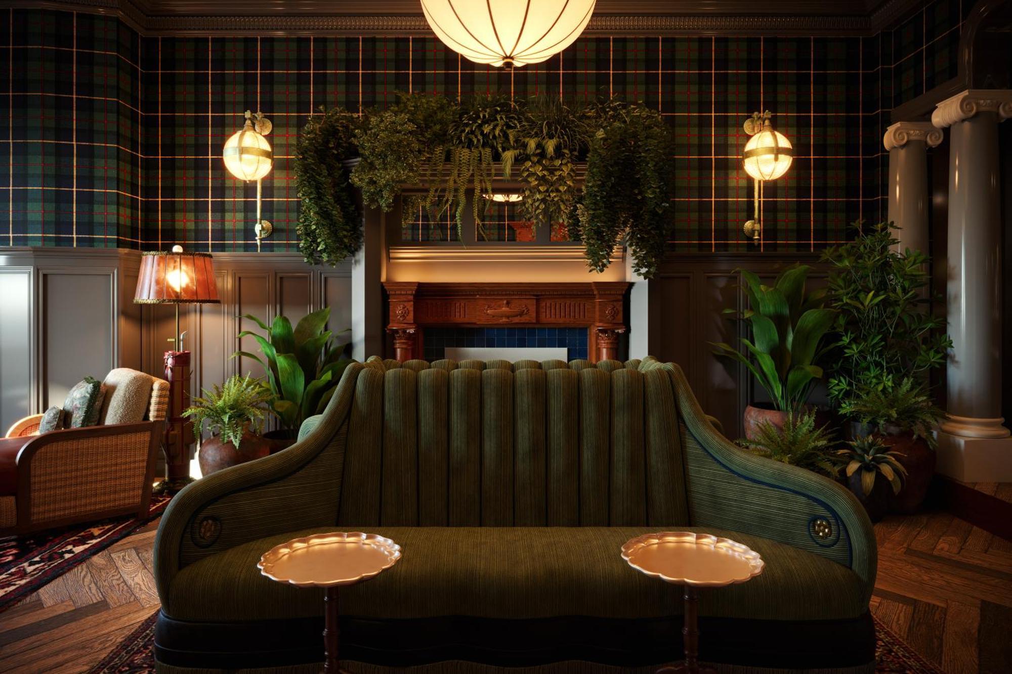 Отель Portrush Adelphi Экстерьер фото The interior of the Green Room